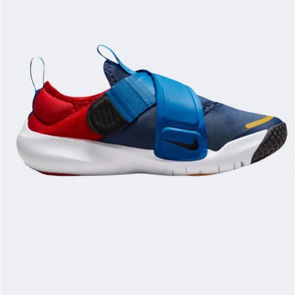 NIB Nike Flex Advance Ps-Boys Lifestyle red/blue sneakers size 2.5Y